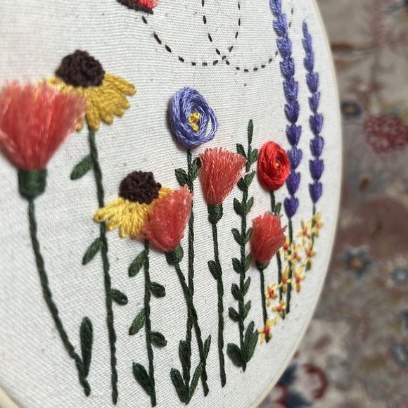 Embroidered Floral Motif - Picture 2 of 4